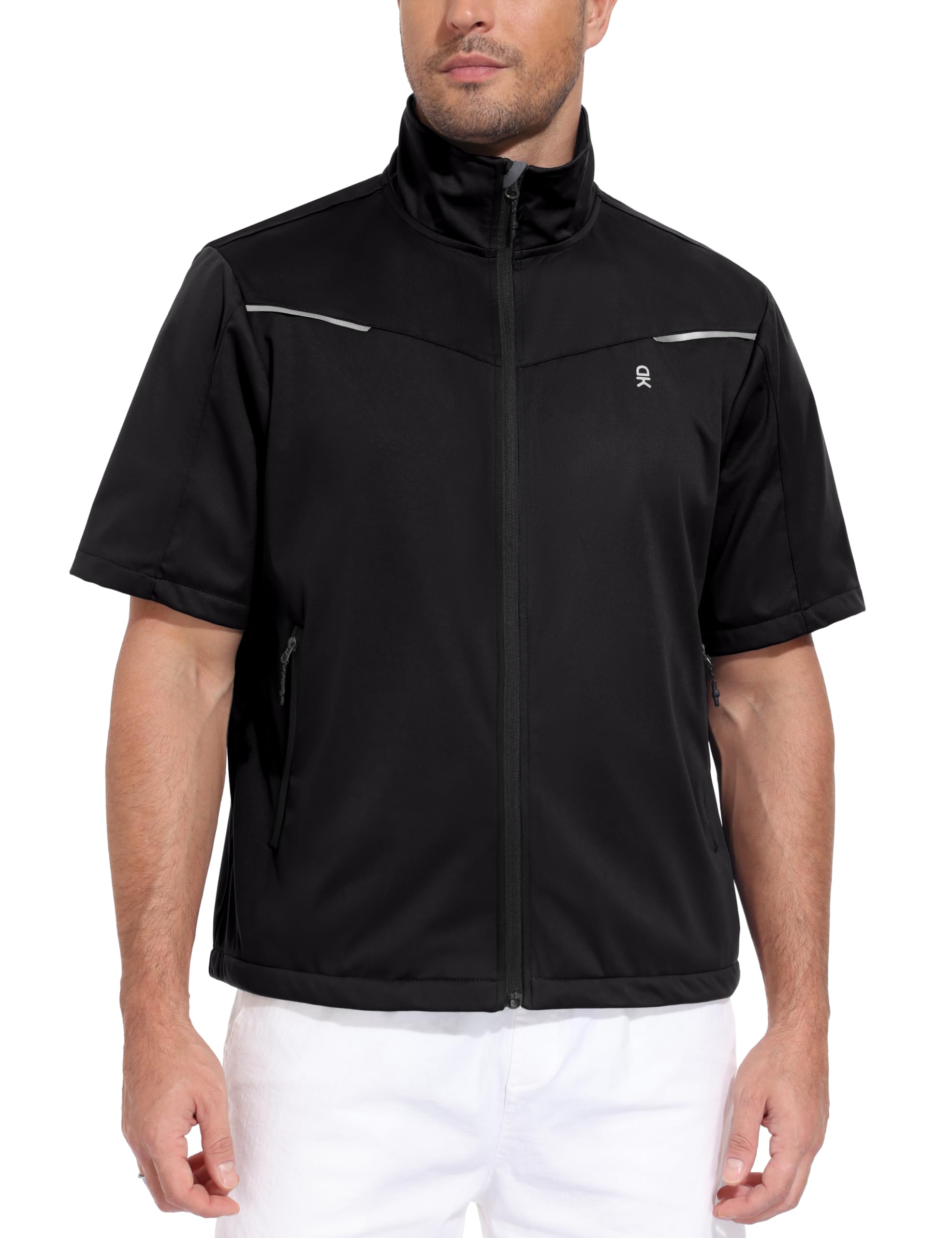 Little Donkey Andy Men's Lightweight Softshell Short Sleeve Jacket