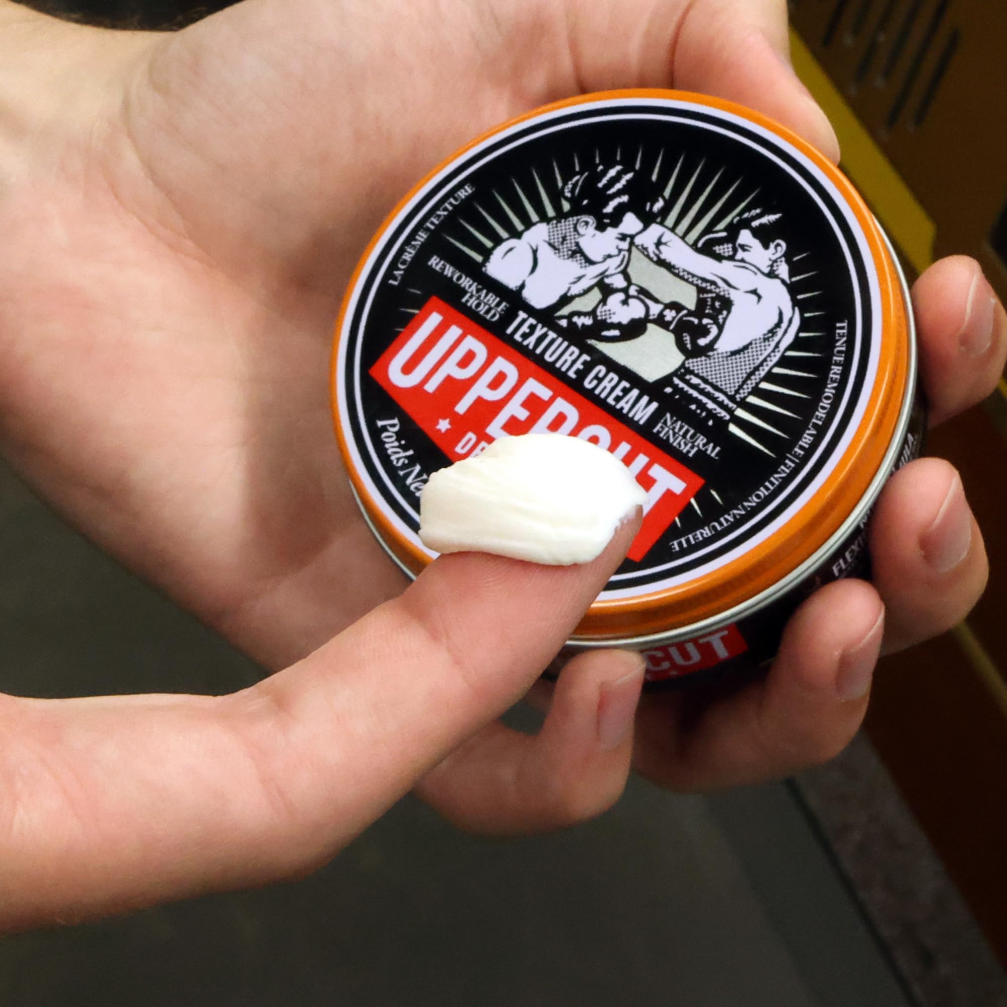 Uppercut Deluxe Texture Cream Reworkable Hold 100g | Reworkable Pliable Hold with Natural Finish. Easy to Reshape Throughout the Day. For Textured Effortless Looking Styles.