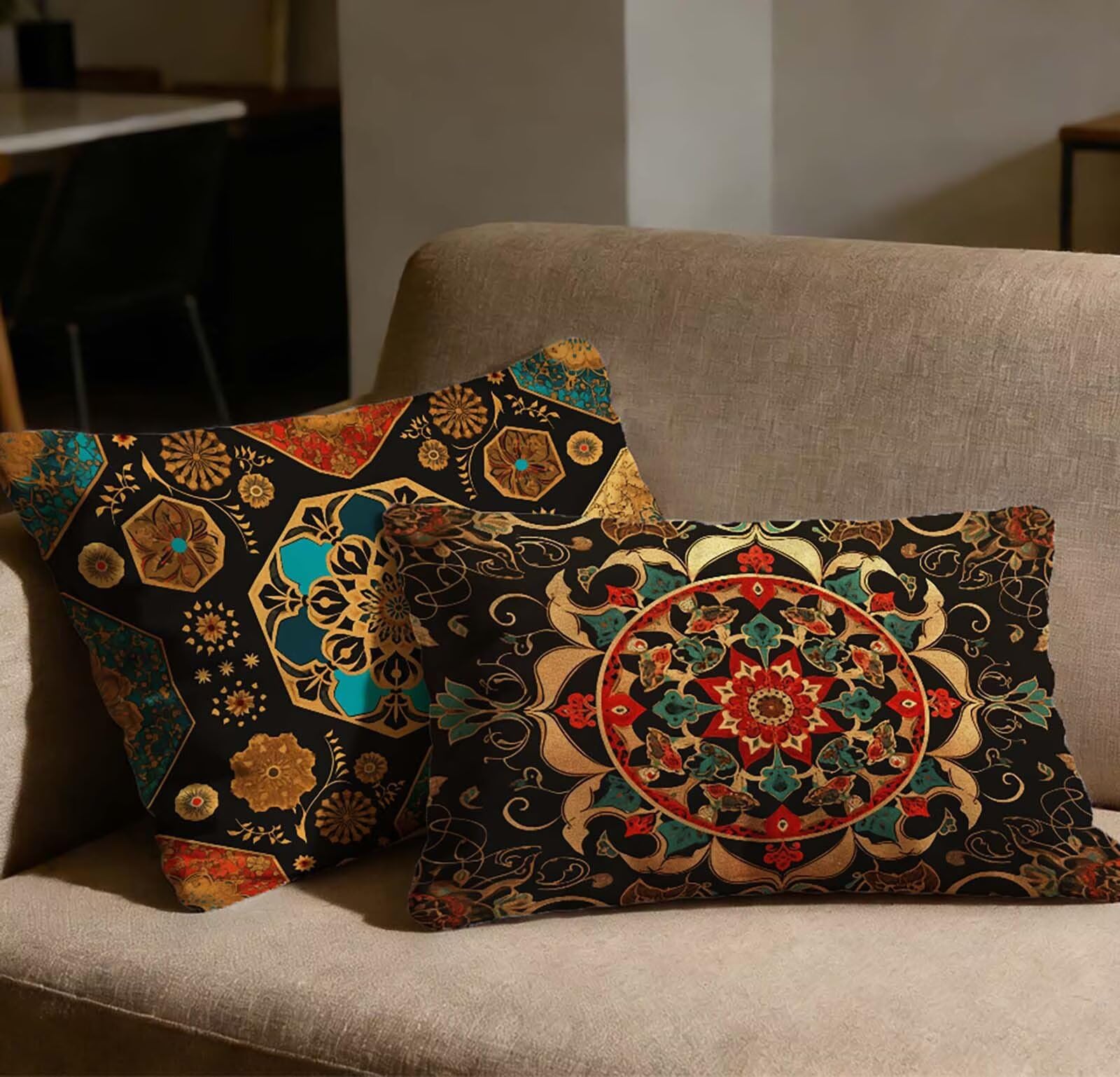 Taie oreiller 50x70 pour chambre et canapé housse de coussin décoration maison