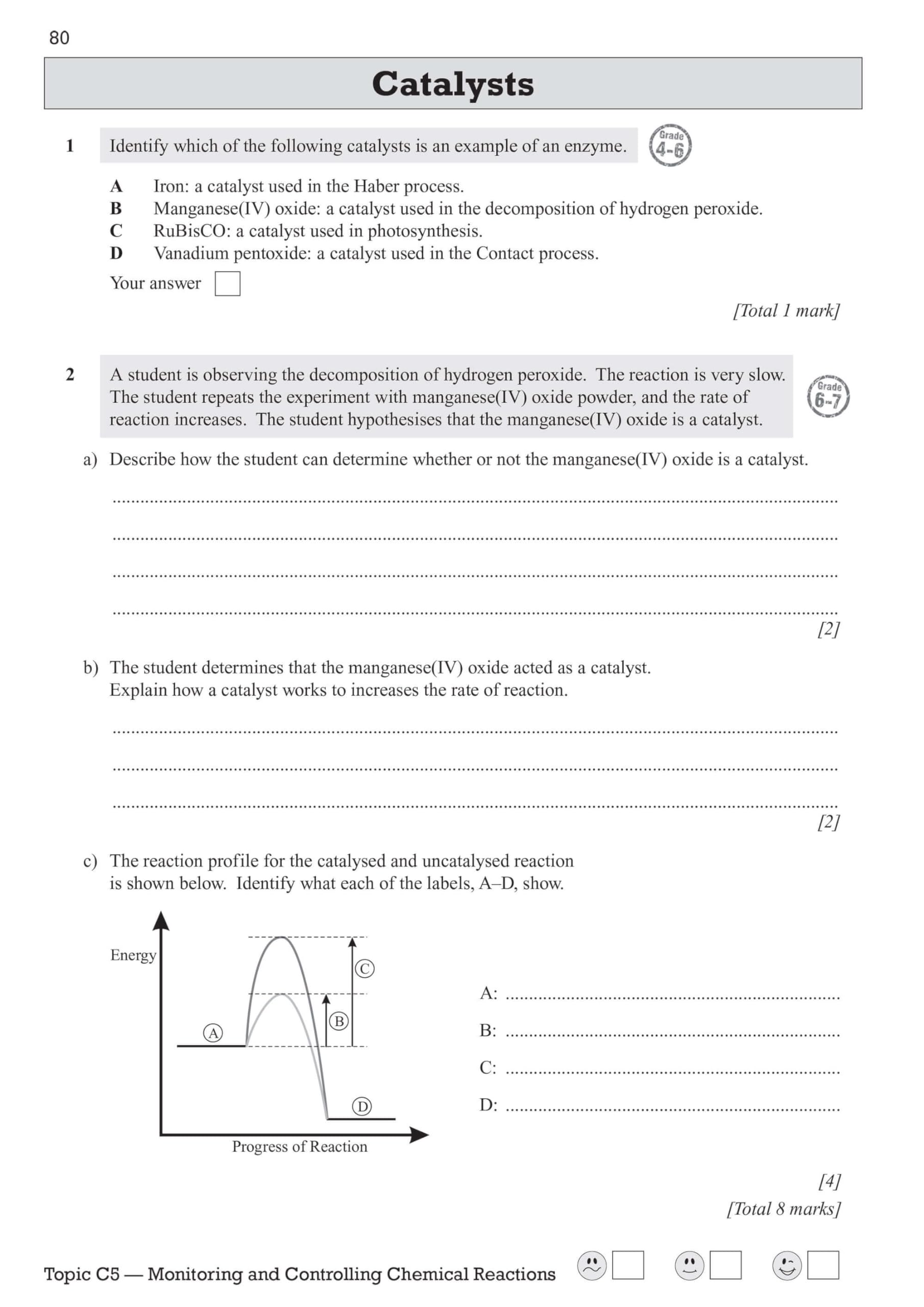 Grade 9 1 GCSE Chem OCR Gate Exam Wrkbk - Image 9