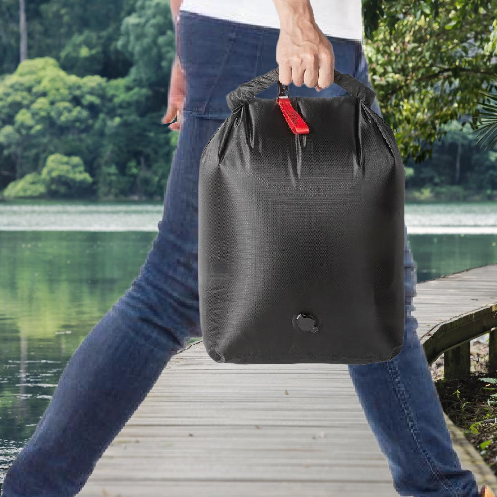 rockible Vakuum Kompressions Reisetasche, Wasserdicht, Trockentasche, Tragbar, Staubdicht, Versiegelnd, Reise Kleidungs Organizer für Bootfahren, Zuhause, Ange