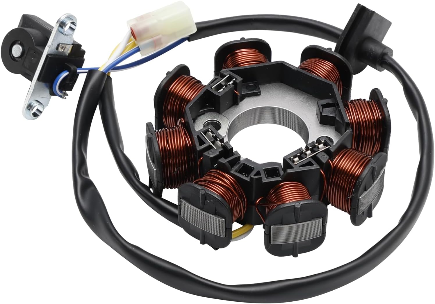 Areyourshop 8-Pole Magneto Generator Stator 3 Wires Fit for Arctic Cat ATV DVX 90 2006-2019,Utility 90 2x4 4-Stroke 2006-2016,Alterra 90 2017-2024 3304-641