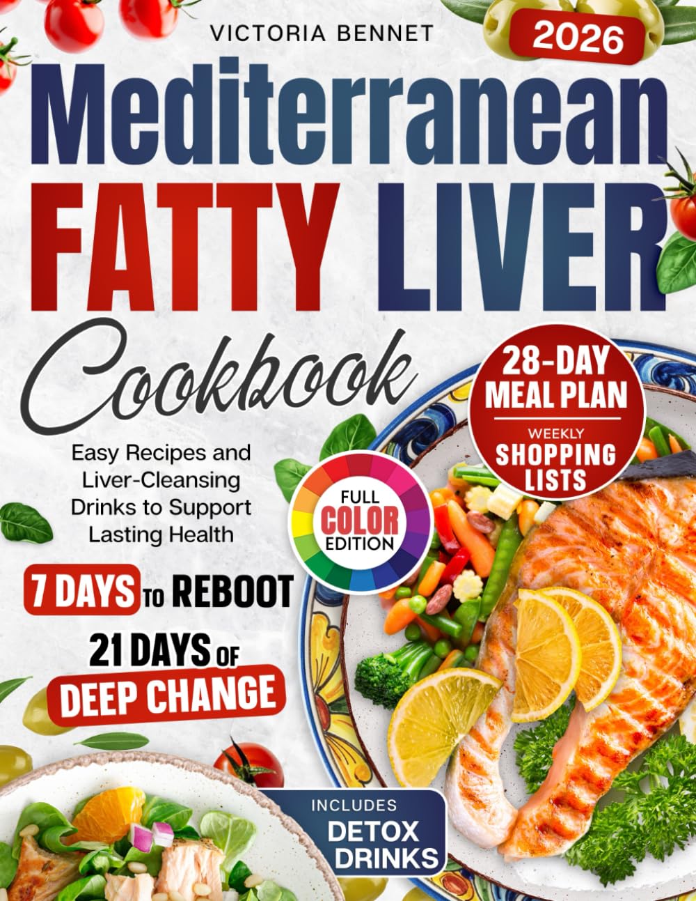 Mediterranean Fatty Liver Cookbook: 28-Day Healing Plan with Easy Recipes, Shop
