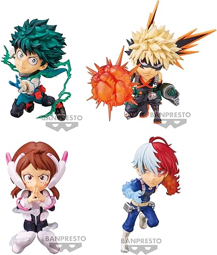 BanPresto - My Hero Academia - Figura coleccionable Bandai Spirits World (caja de 12) (MHA)