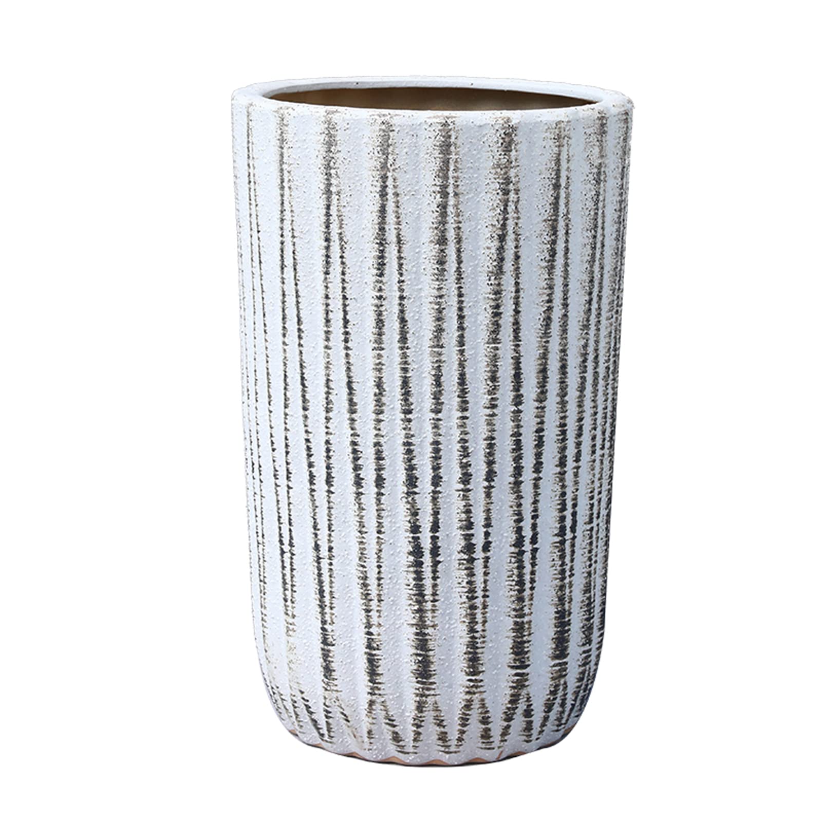 Vasi da Giardino Fioriere in Ceramica, vasi per Piante Grandi da 11,8/14,9 Pollici con Fori di Scarico, vasi da Fiori Alti per Interni ed Esterni, Arredamento Moderno ed Elegante