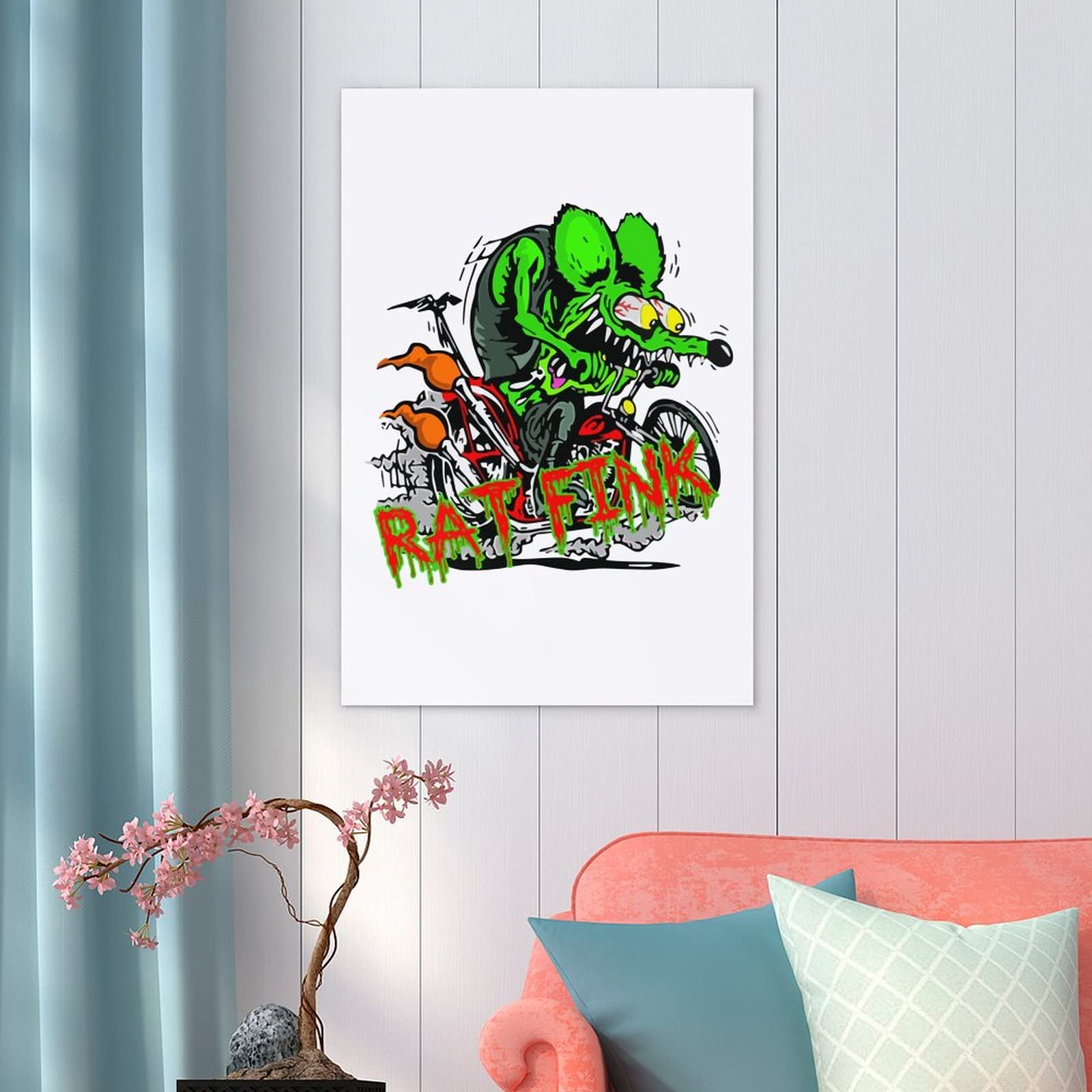 Amazon｜ポスター ウォールステッカー Ratfink ラットフィンク