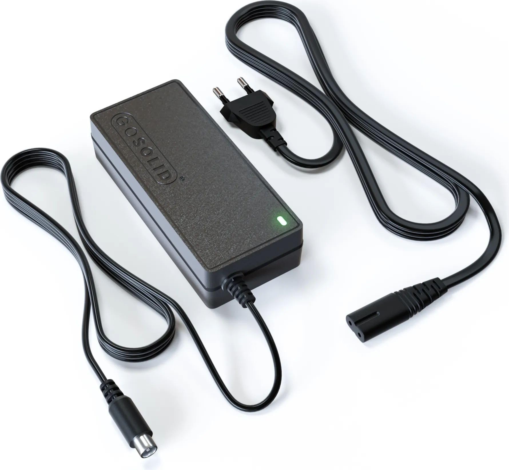 GO SOLID! Chargeur Compatible avec Augment ES 210 Trottinette électrique - 54,6V 2A