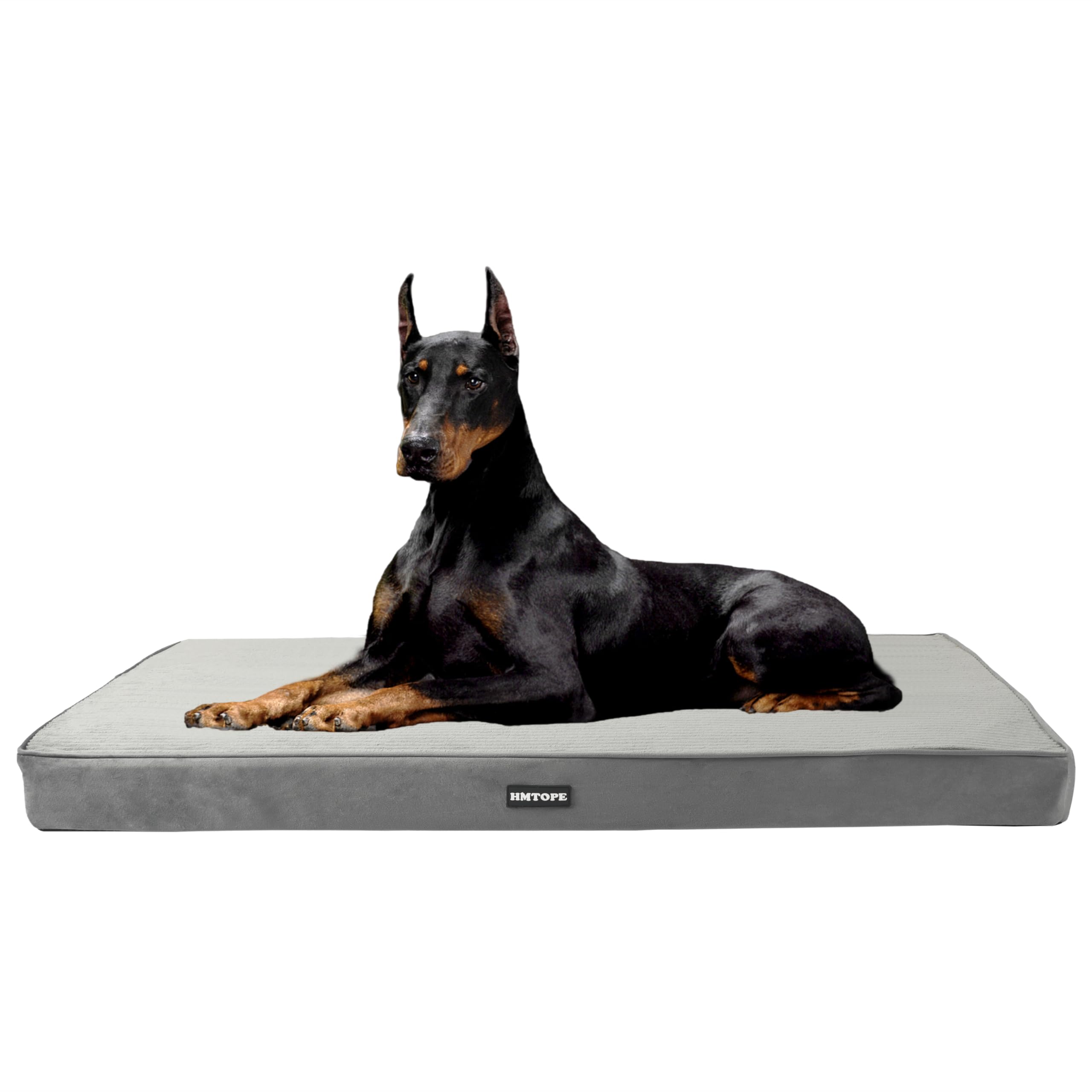 HMTOPE Orthopädisches Hundebett, Hundekissen für Kleine Hunde, Mittelgroße Hunde, Grosse Hunde, Abnehmbar und Waschbar Hundematte, rutschfeste Unterseite, Wasserdichtes Innenfutter