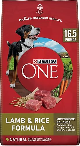 Miniatura 1 de Purina ONE SmartBlend Alimento seco para perros de cordero y arroz natural para adultos