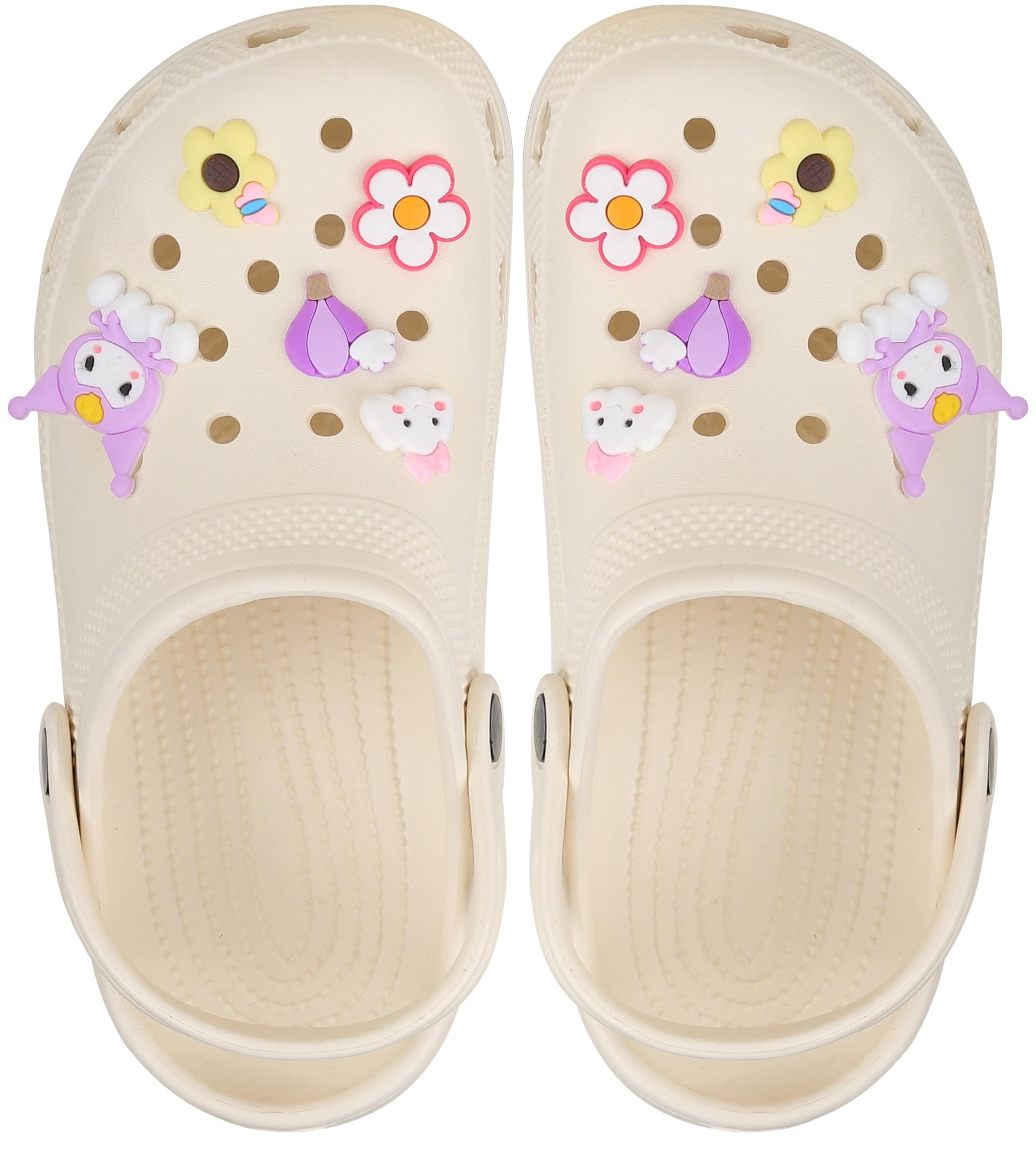 CASSIEY Fashionable Comfortable Lightweight Clogs Slipper Sandal For Womens- Cream, 8 UK (B0C99J1S2N) Amazon Price History, Amazon Price Tracker