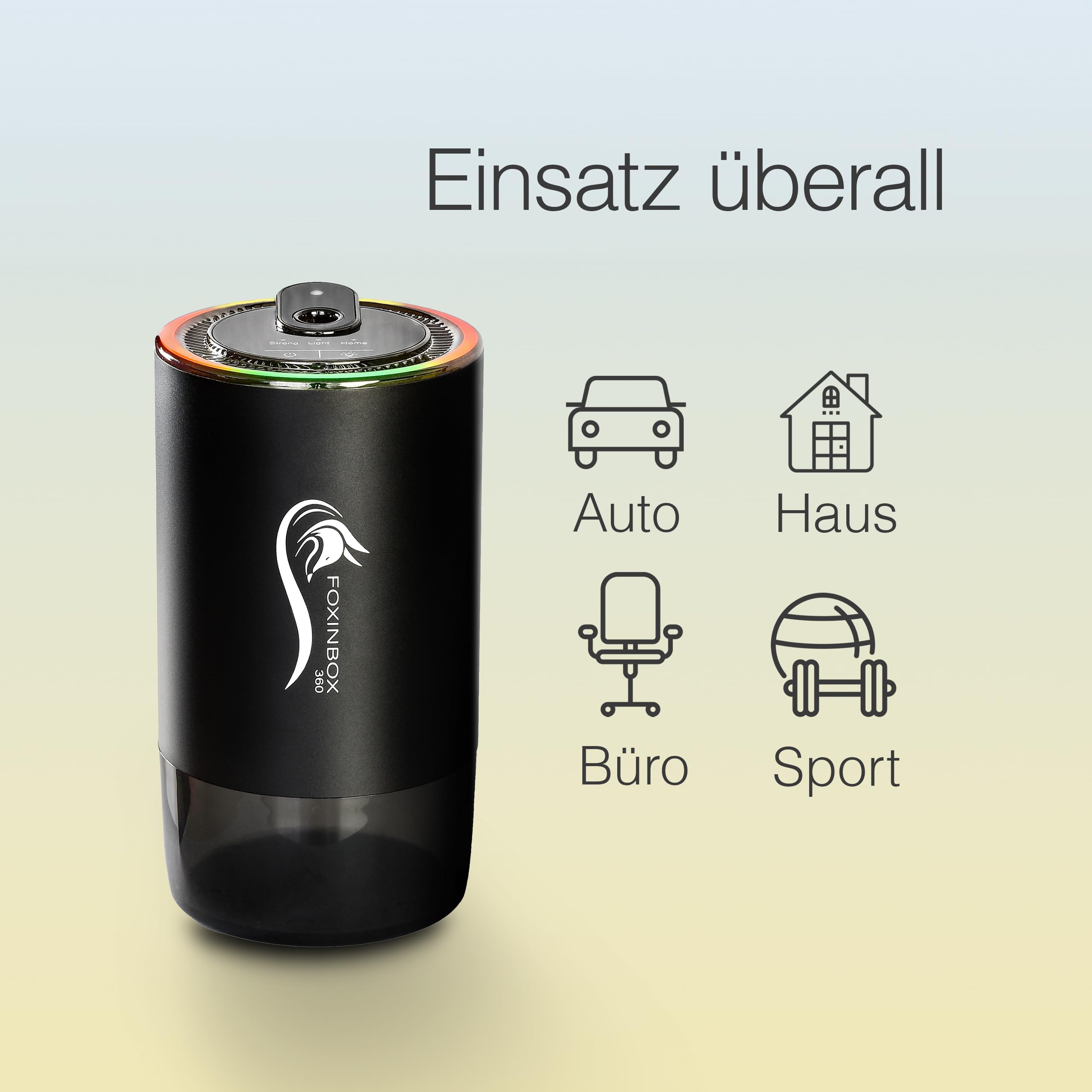 Auto Duft Lufterfrischer/Innenraum Duftspender Automatisch – für Auto, Büro, Zuhause und Sport – Autoduft gegen Gerüche – Diffusor für ätherische Ölen – COLOGNE/OCEAN