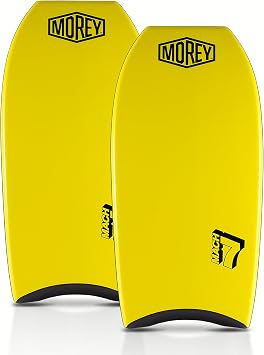MOREY Boogie Board. Mach 7, Pro Bodyboard; Body Boards for Beach, Embedded Rod for Durability, Engineered with HDPE Slick Bottom for Speed 2026 Model