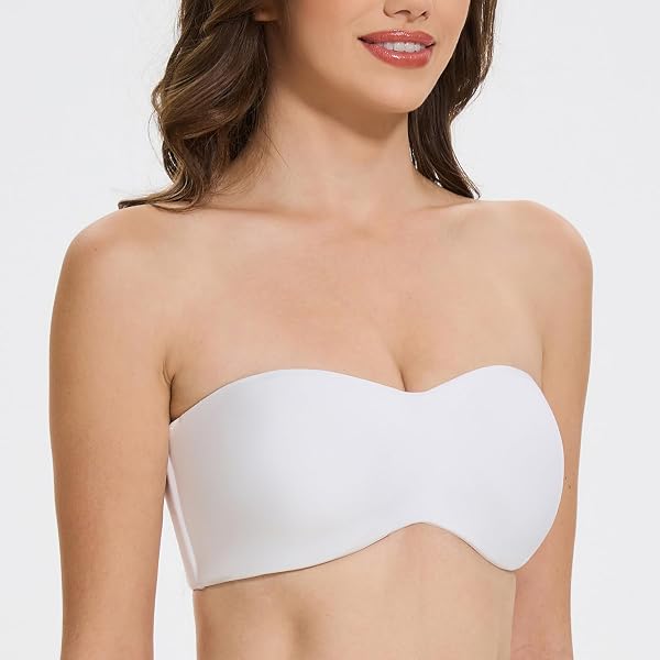 MELENECA Women's Strapless Minimizer Multiway for Large Bust Unlined Seemless Underwire Bandeau Bra - 5