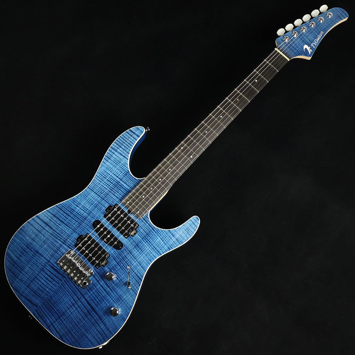 ギター T's Arc-STD24 5A Flame Maple Arctic Blue ギター T's Arc