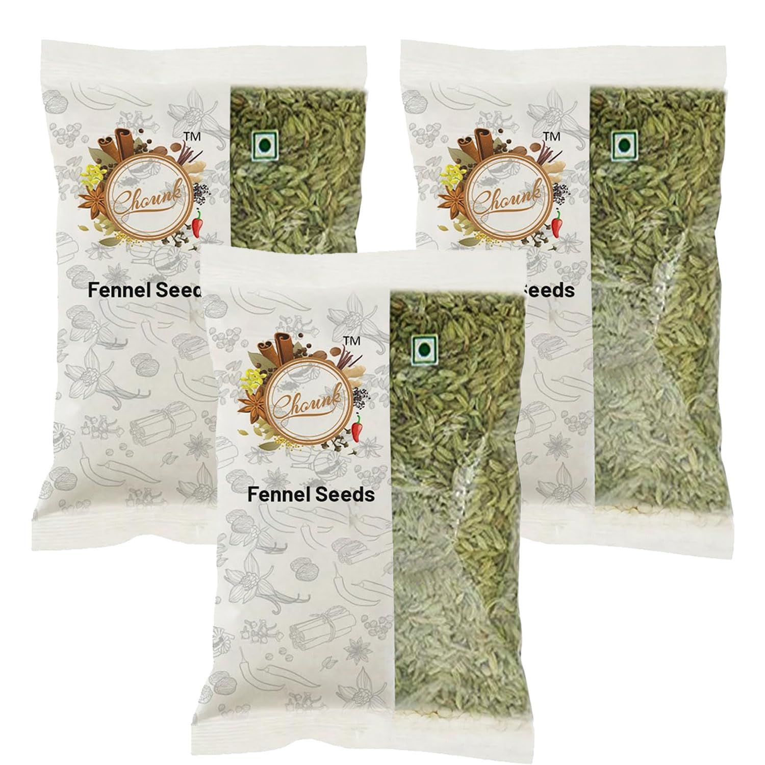 Chounk Premium Whole Fennel Seeds (Saunf Moti/Variyali/Mouri/Sompu/Sompulu/Somp/Perumjeerakam), 300 grams - Fresh and Aromatic! | No Preservatives (B07N77G9SR) Amazon Price History, Amazon Price Tracker