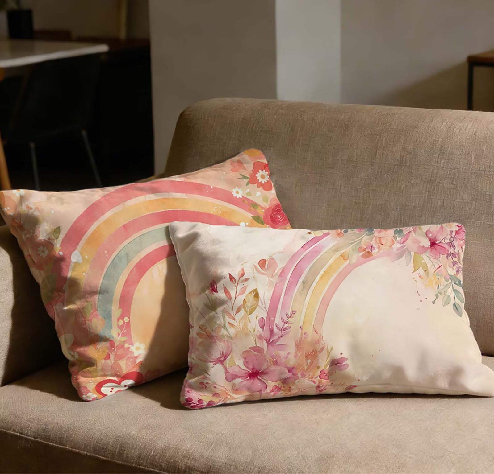 Taie d'oreiller 70x90 rose en velours pour sublimer la décoration de votre chambre et canapé
