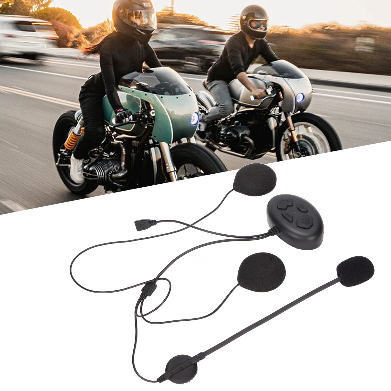Auricolare Bluetooth per Moto DK12 con Musica Stereo