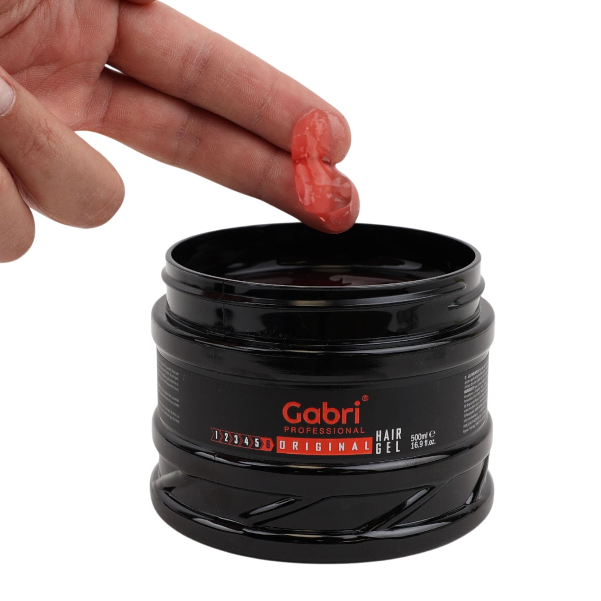 Gabri Hair Styling Gel, Firm Hold Styling Hair Gels, High Gloss, Anti-Frizz Effect, Edge Control - Image 3