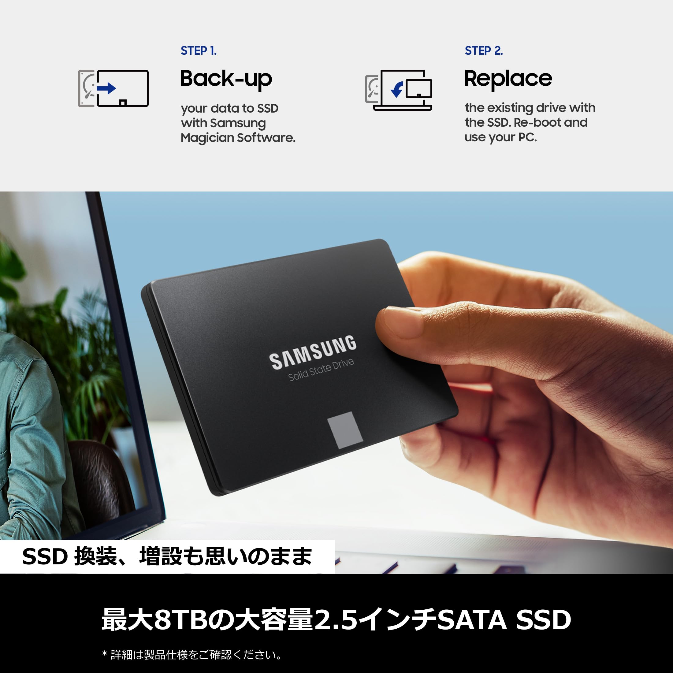 Amazon.co.jp: Samsung 870 EVO 4TB SATA 2.5