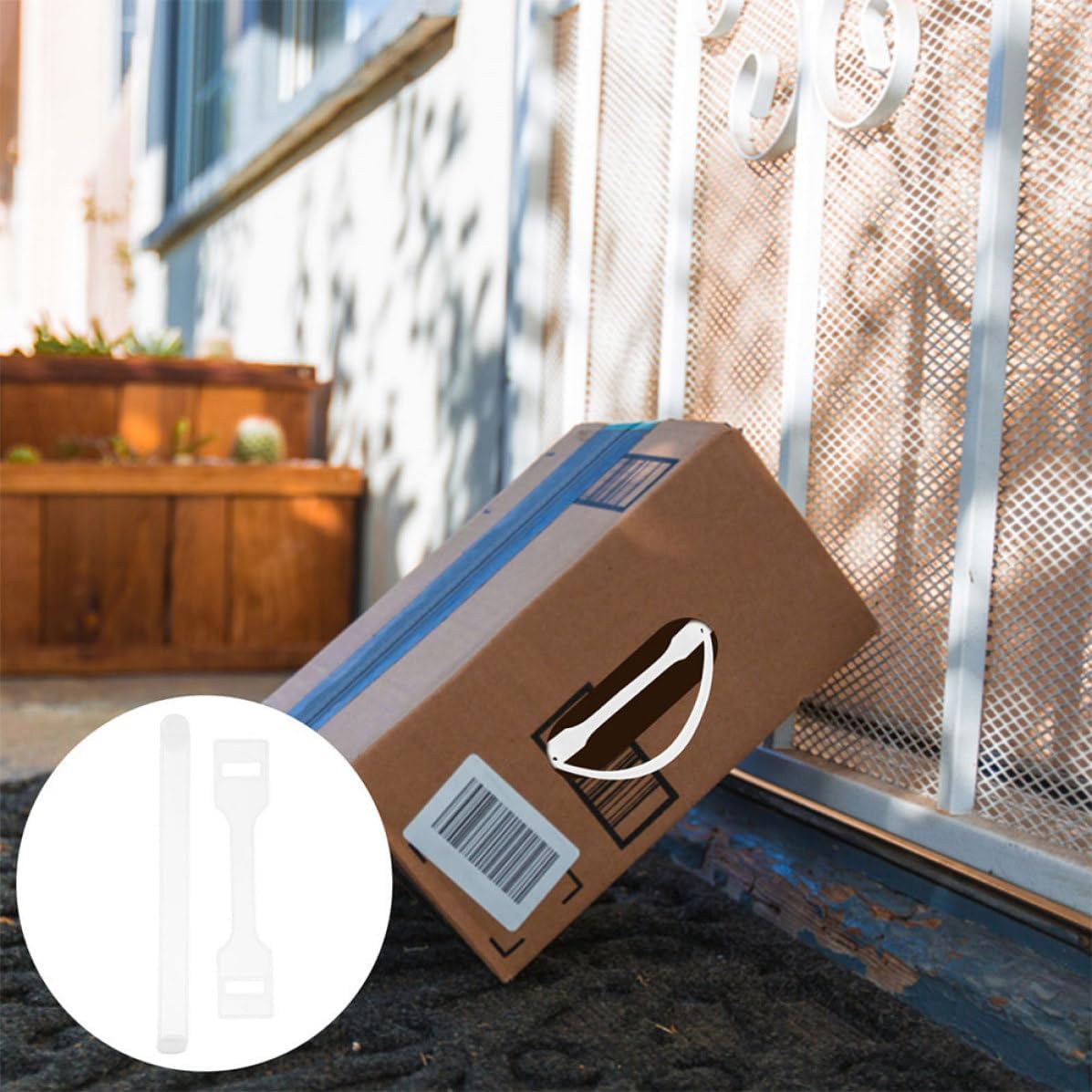Replacement Boxes and Cardboard 50pcs Box Handles Plastic Small Carton Moving with Easy Installation Safe Pp Material Packaging Everyday Use and Food