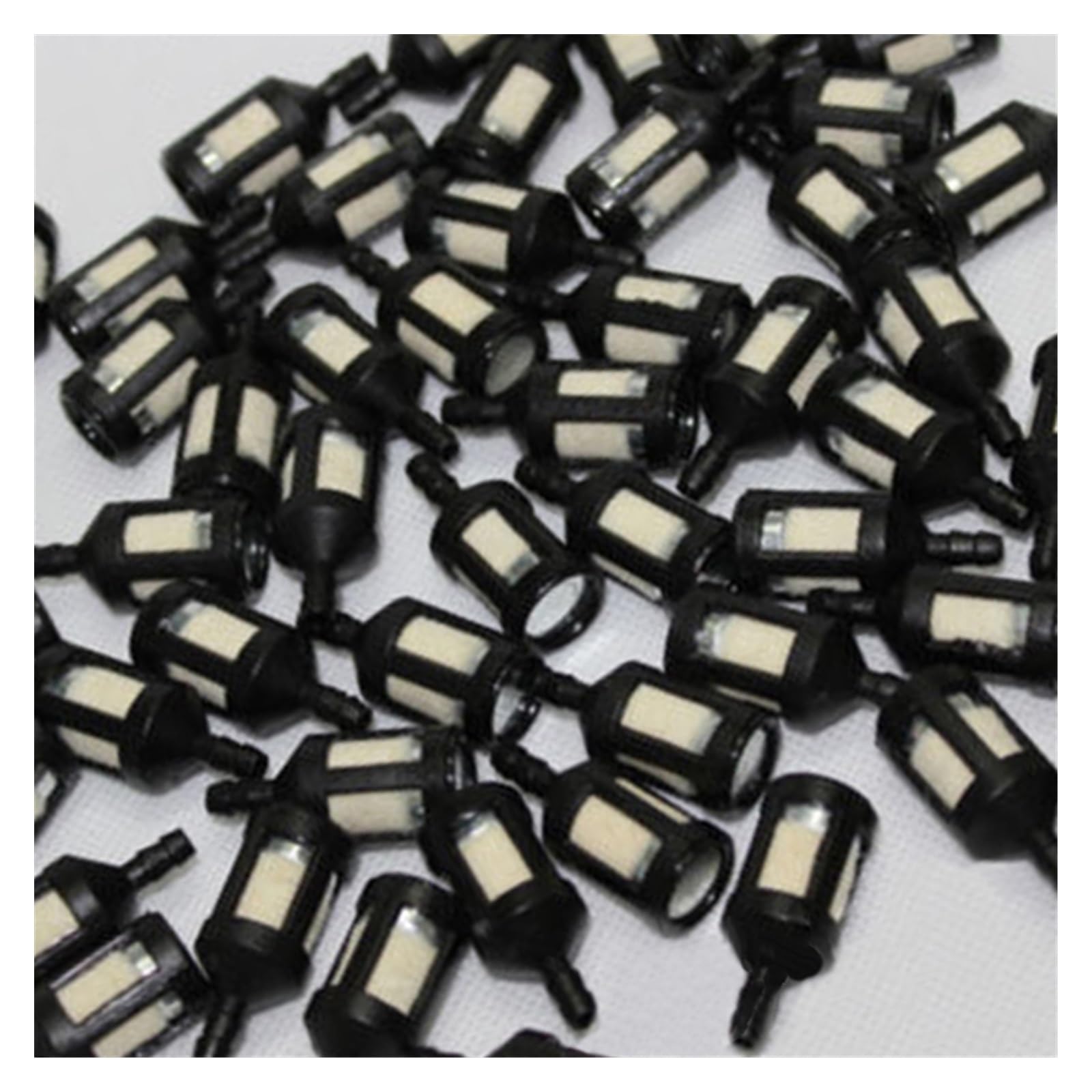 100 Uds filtros universales de combustible y aceite for Stihl/para Poulan/para Hus Qvarna motosierra cortadora de césped accesorios de herramientas de jardín
