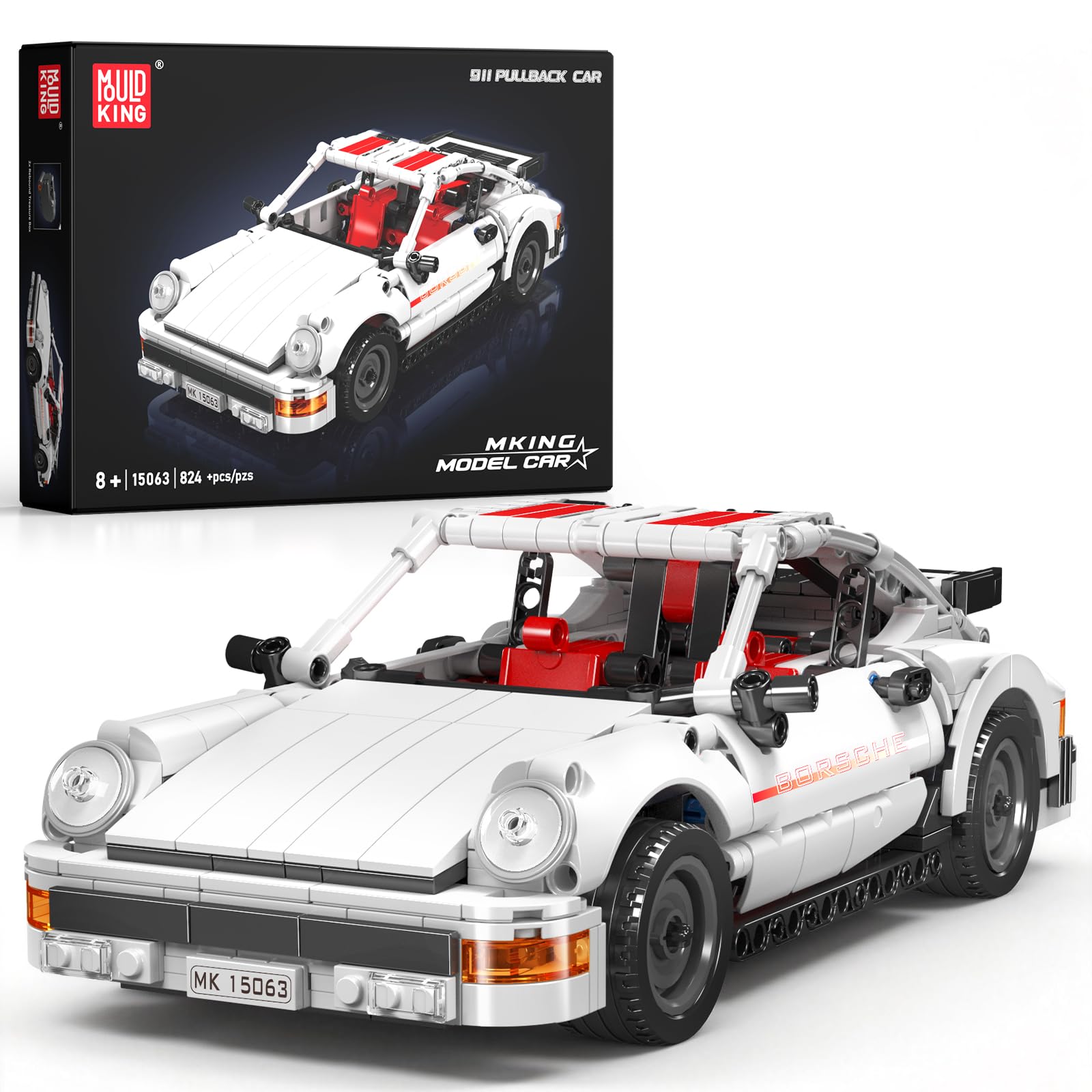 911 Racing Car Building Sets,15063 Collectible Car Model & Gift for Adults & car Lovers,…