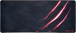 Havit Mouse Pad Grande 70 X 30 Cm Gamer, Hv-MP861, Movimento Suave e Preciso, Costurado, Preto