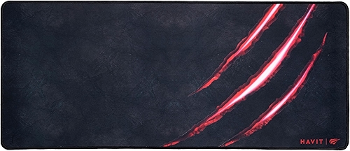 Havit Mouse Pad Grande 70 X 30 Cm Gamer, Hv-MP861, Movimento Suave e Preciso, Costurado, Preto