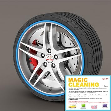Kabis Wheel Protector - Blue/Rimblades/Rim Guard Tuning Wheels 22" or smaller wheel protector wheels with a variety of colors