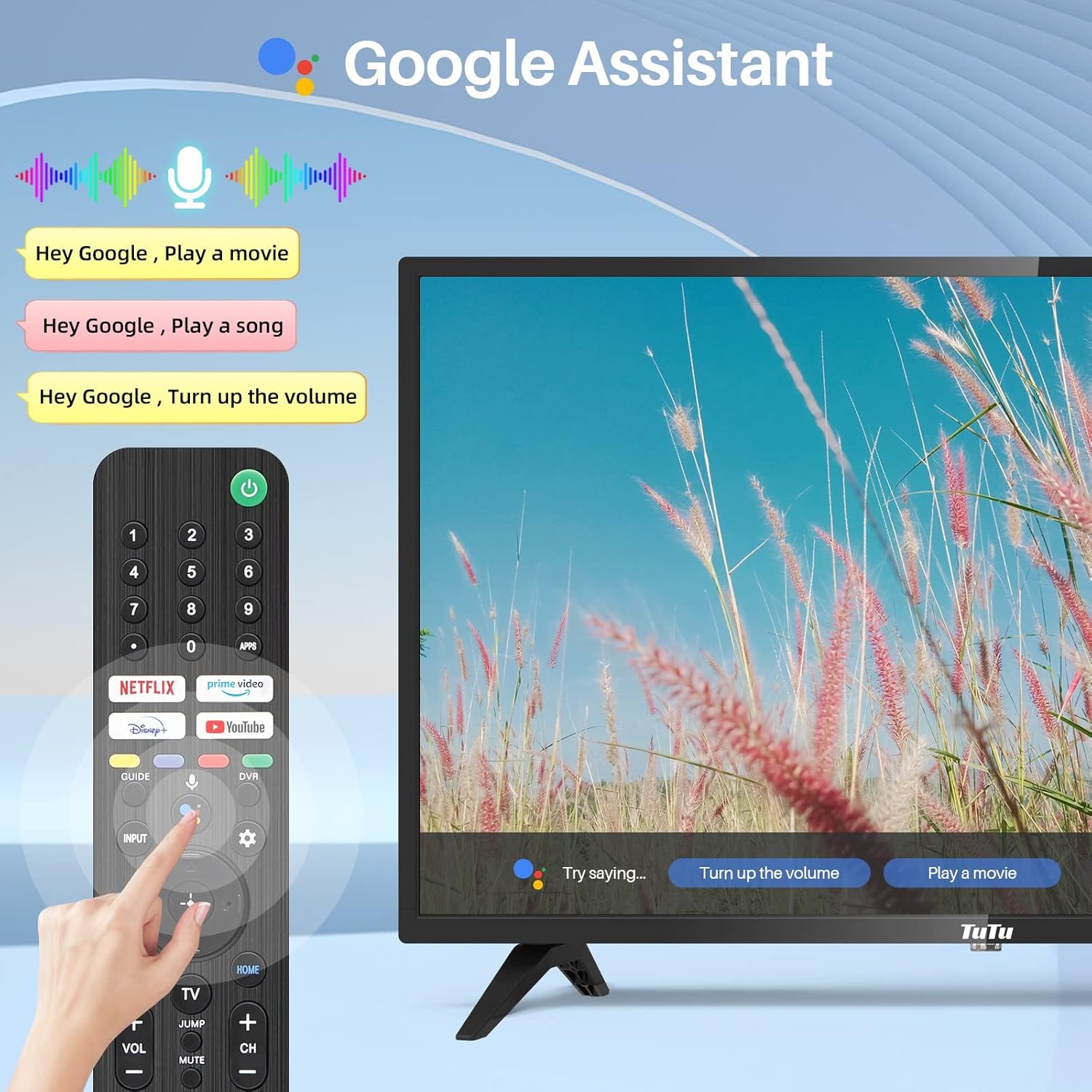 TuTu Smart TV 32 Pollici(80cm) Android TV LED HD Ready con Dolby Audio Triplo Tuner Youtube Netflix Prime video DAZN Google Assistant WiFi Bluetooth(2024) TuTu Smart TV 32 Pollici(80cm) Android TV LED HD Ready con Dolby Audio Triplo Tuner Youtube Netflix Prime video DAZN Google Assistant WiFi Bluetooth(2024)