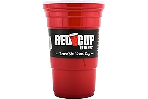 Party Cups Reusable | 32 Oz Red Solo Cups for Drinking |...