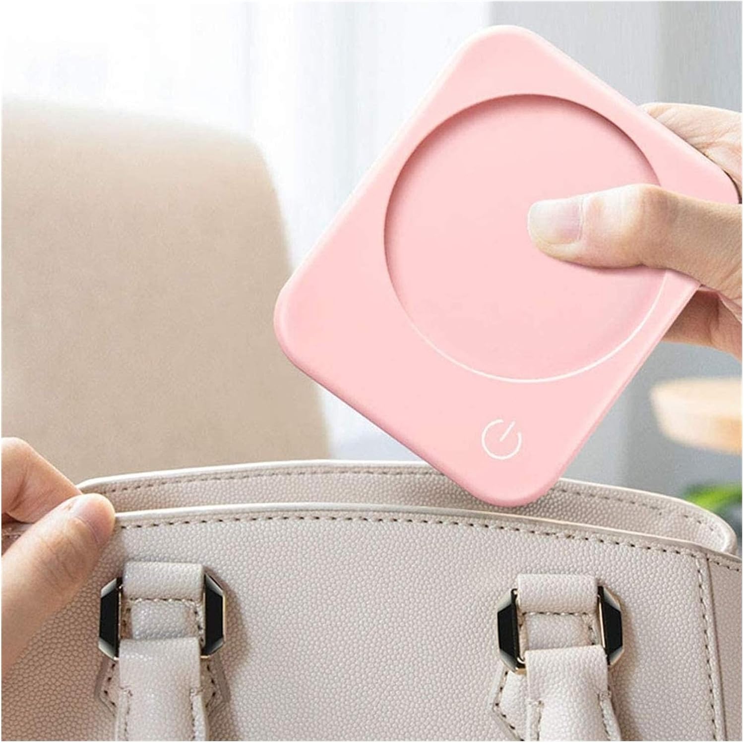Warmer, Electric Warmers for Office Home Desk Use, Smart Cup Warmer Thermostat Coaster for Hot Coffee Tea Espresso