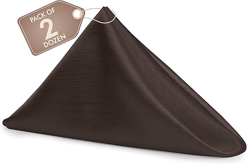 Miniatura 123 de Ultimate Textile -1 docena - Reversible Shantung Satin - Majestic - Servilletas de tela Majestic de 17 x 17 pulgadas color azul pizarra