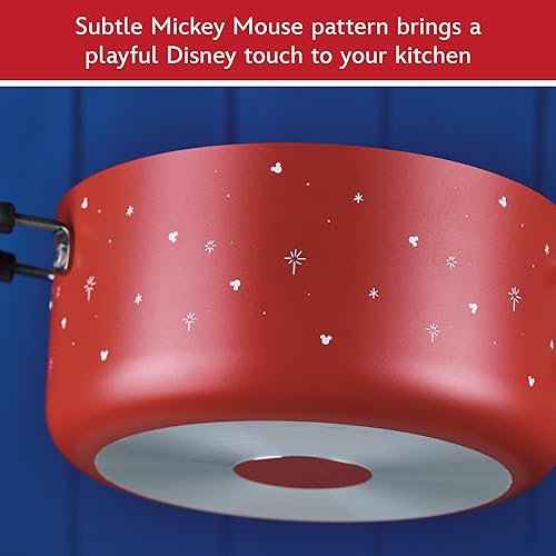 Miniatura 8 de Farberware Disney Bon Voyage - Juego de ollas y sartenes antiadherentes de cerámica con bandeja para hornear, bandeja para galletas y herramientas