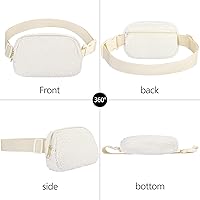 Vista 74 de Riñonera cruzada para mujeres y hombres, bolsa para cinturón para senderismo con correa ajustable, riñonera para correr, entrenamiento, deportes