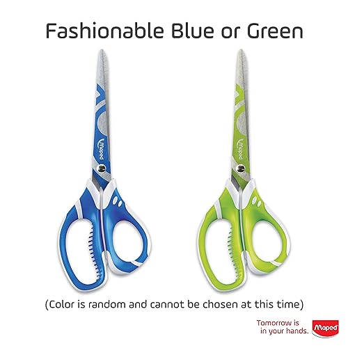 Miniatura 5 de Maped - Tijeras Zenoa Fit Soft Grip Student de 7 pulgadas - Cómodas - A la moda