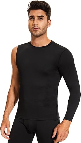 Camiseta de compresión de baloncesto para hombre, con un brazo, manga larga, atlética, deportiva, entrenamiento, capa base