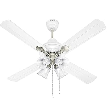 Havells Florence Underlight 1200mm Ceiling Fan (Elegant White Nickel)