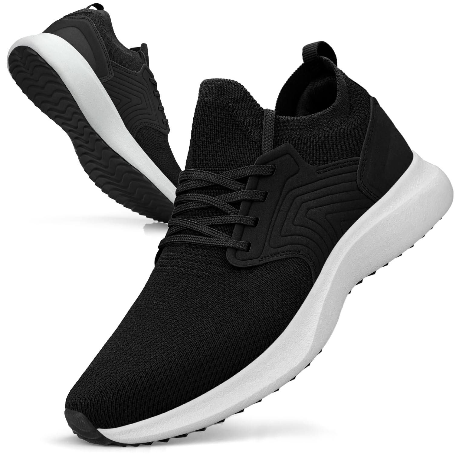 Giniros Zapatillas de Deportivas Hombre Zapatillas Running Bambas Sneakers Correr Jogging Caminar Gimnasio Fitness Atlético Tenis Trabajo Ligeros Transpirables Zapatillas Deporte Hombre