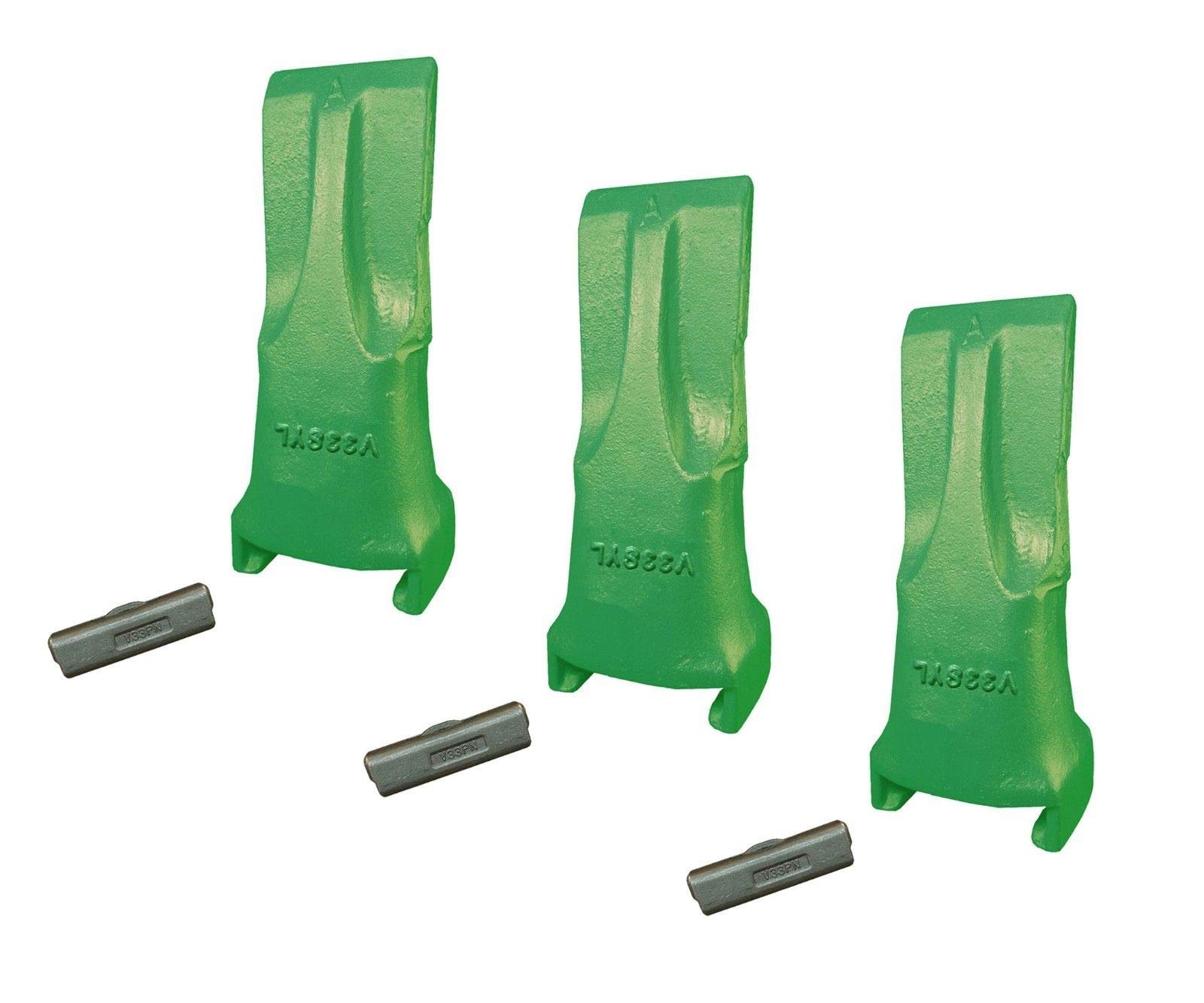Amazon.com: 3 - fits Esco Style Super V Excavator Bucket Dirt
