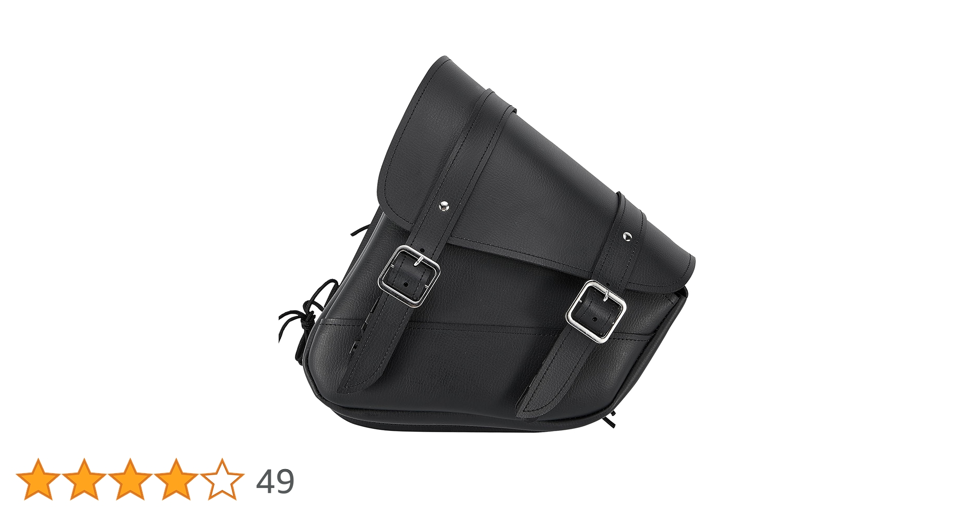 Amazon | オートバイスイングアームバッグ、ブラック合成皮革