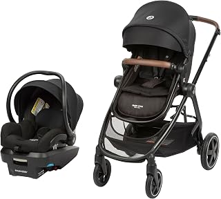 Maxi Cosi Zelia Max 5-in-1 Modular Travel System, Bassalt Black