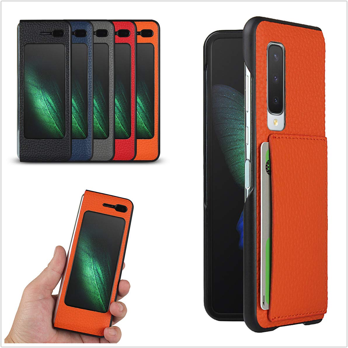 Amazon.co.jp: サムスン Galaxy Fold SCV44 7.3インチ ケース 手帳型