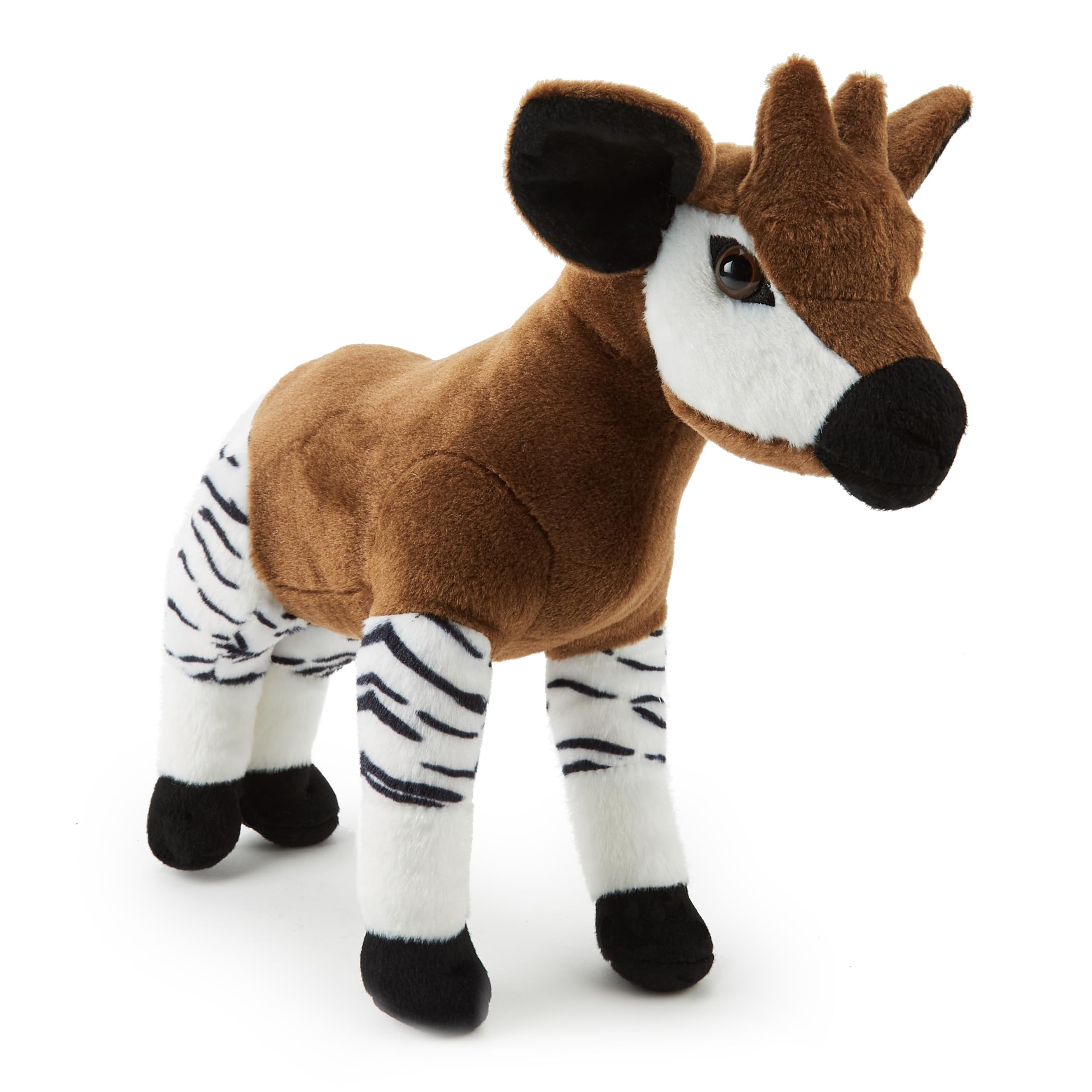 Zappi Co Okapi Plush Toy (35cm) - Unique, Cuddly Safari Toy, Eco-Friendly, Fascinating for Curious Kids Made from Recycled Material