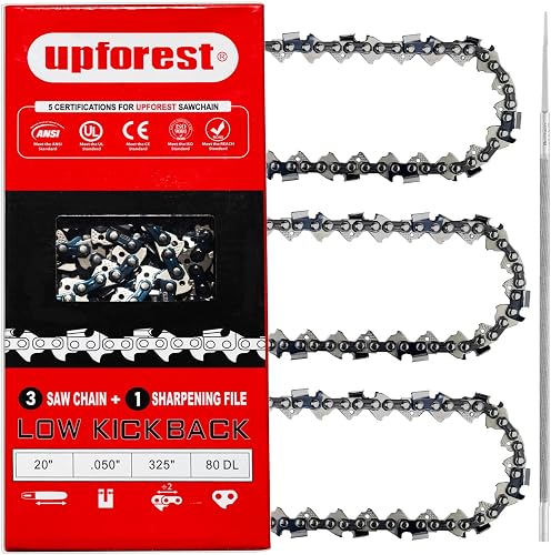 20 Inch Chainsaw Chain for Husqvarna 450 Rancher, 445(E), 450(E), 545(MII) and 550XP(MII) Husqvarna SP33G (3 Chains)