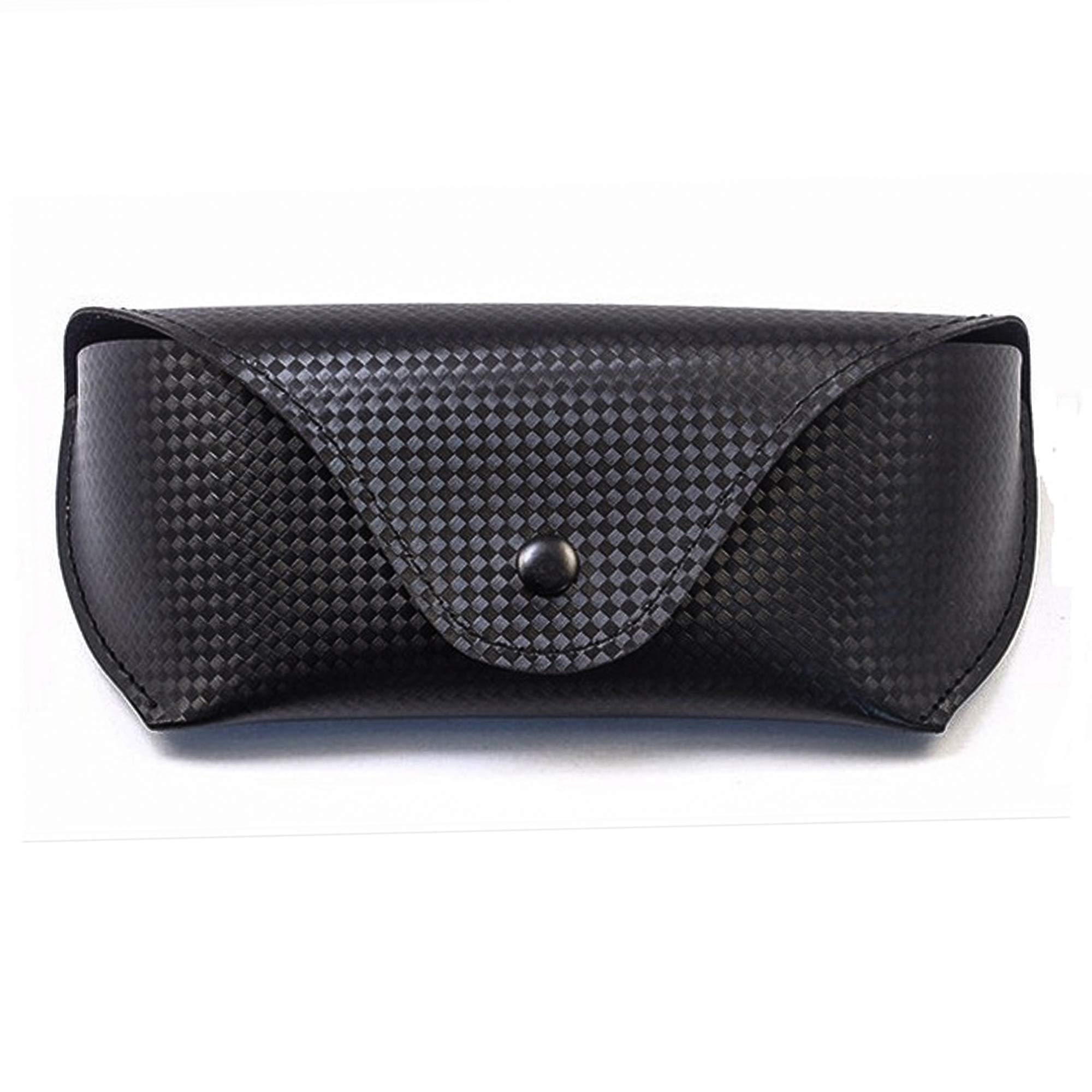 AUGEN Unisex Brillenetui für Sonnenbrille und Rahmen, halbhart, Trikotfutter, Schwarz, Einheitsgröße