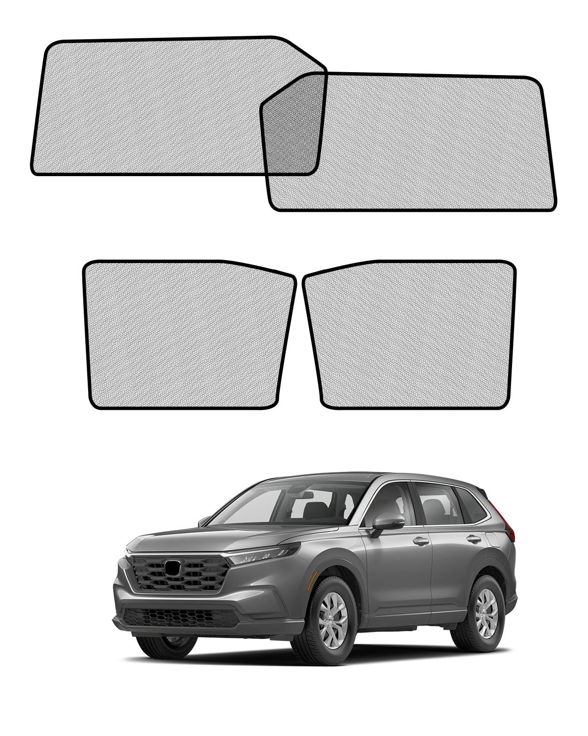 Car Window Shades for Honda-CRV(2023-2025),4 Pack Car Window Cover for Baby Sun Shade Blocker Breathable Mesh,Reduce UV Rays & Heat Insulation Privacy