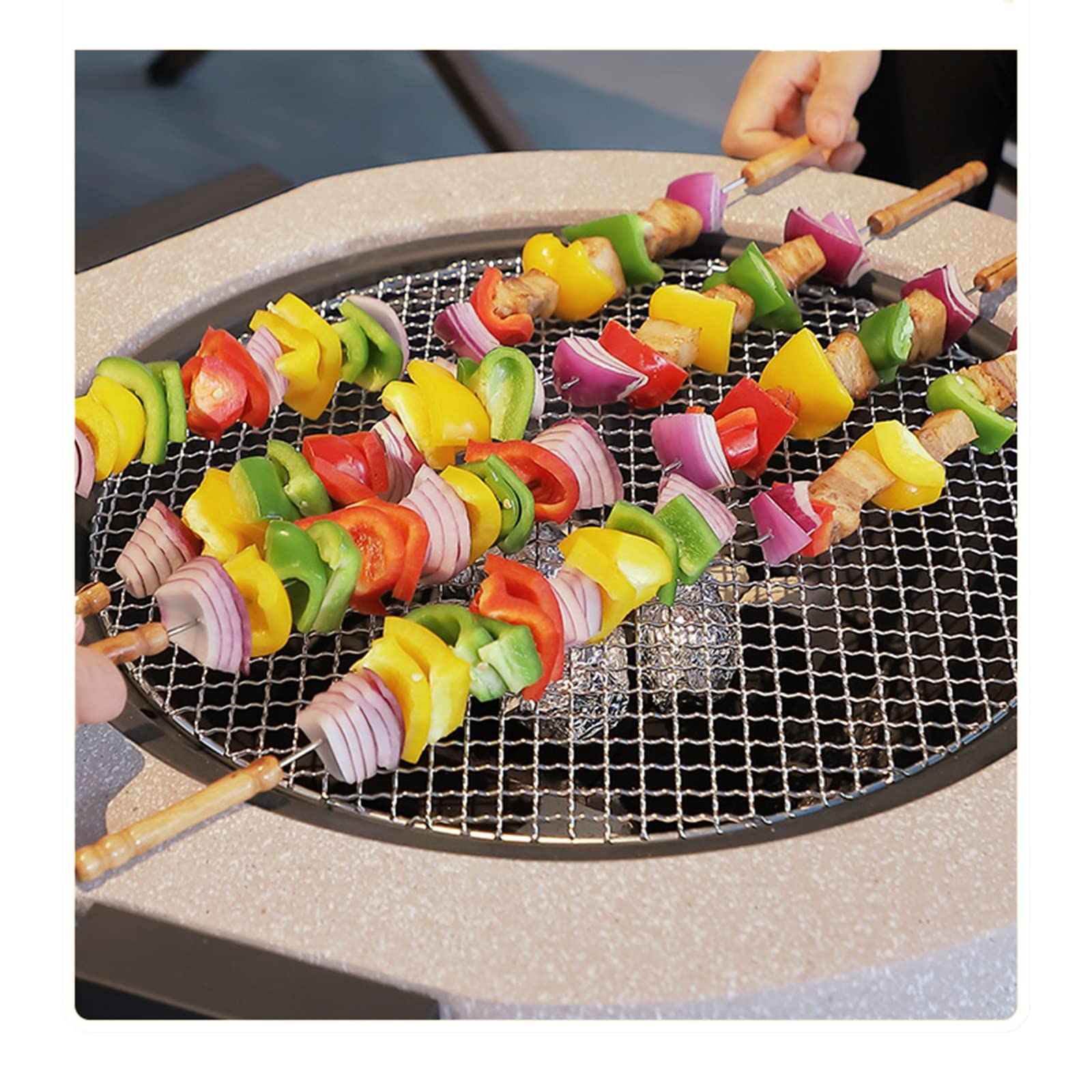 Grill Grillowy Stół do grilla Balkon Mały ruszt Piec z pokrywą stołu Kominek Grill Umywalka grzewczy Wewnątrz Na zewnątrz Dziedziniec Grill węglowy do grillowania