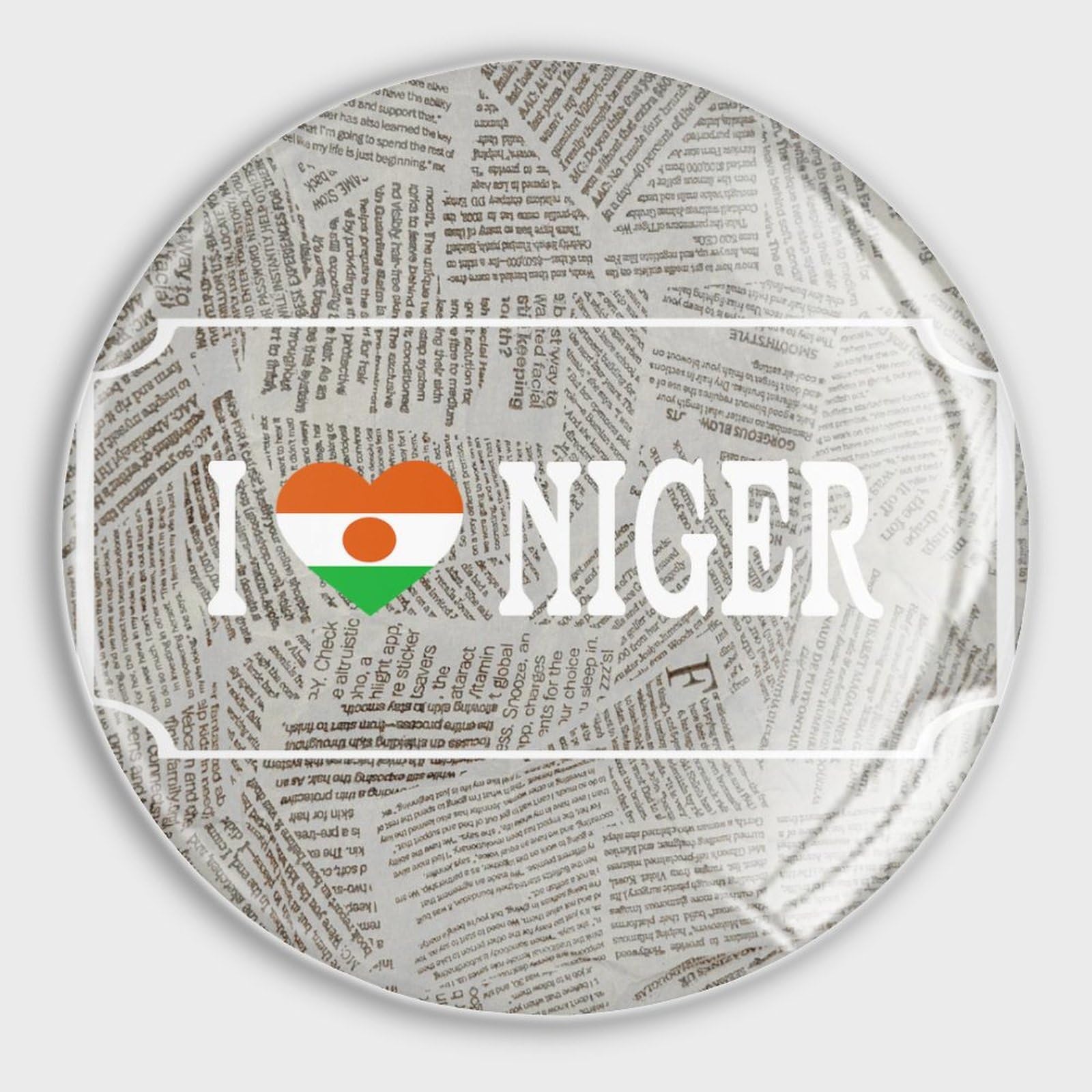 Imanes de Níger para nevera en cristal decorativo de cocina u oficina