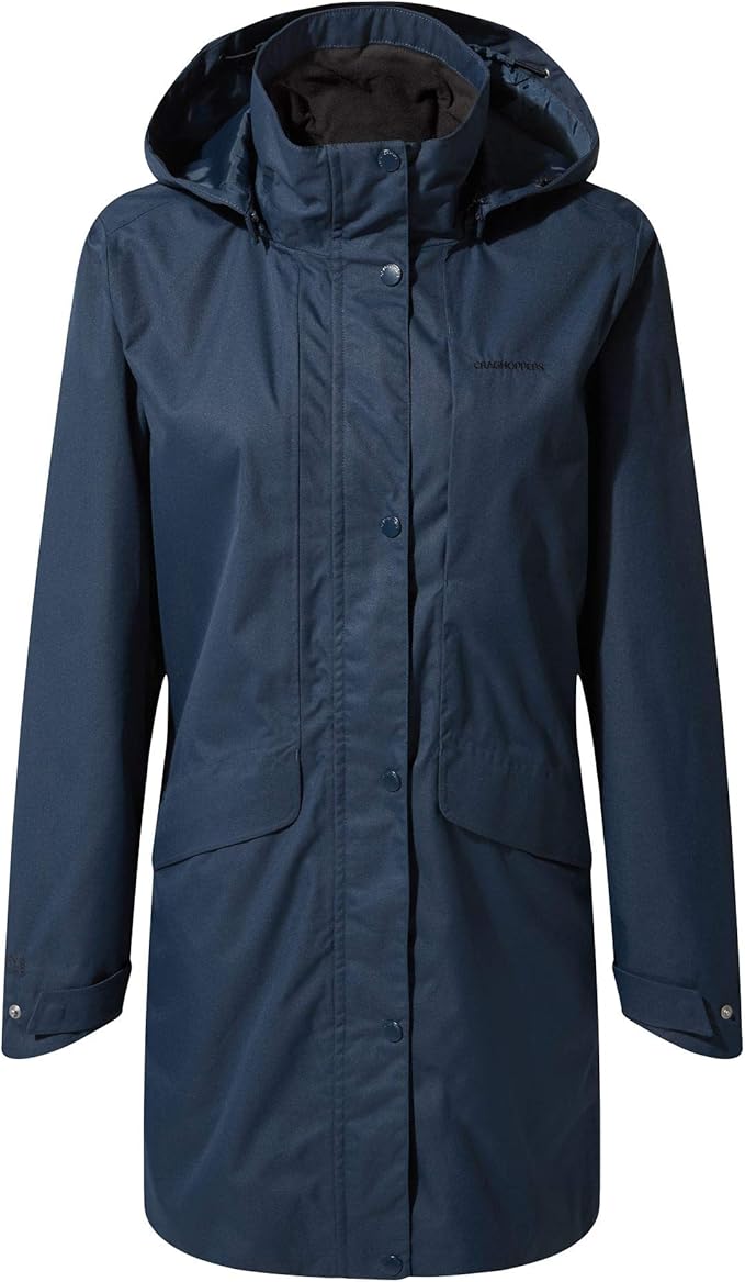 Craghoppers Womens/Ladies Aird Waterproof Jacket (18) (Loch Blue